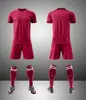 Venta al por mayor rápida de uniformes de fútbol de verano para club, de local y visitante, uniformes de entrenamiento de fútbol para adultos y niños, camisetas de fútbol para hombres y mujeres