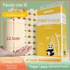 Pasta de bambu doméstica papel higiênico de cor natural papel rolo sem núcleo 10 Jin papel higiênico a granel papel higiênico embalagem acessível entrega de uma peça
