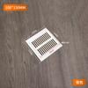 Cubierta Rectangular de Aleación de Aluminio Transpirable Armario Ropero Zapatero Malla Transpirable Gabinete de Gas Ventilación Disipación de Calor Cubierta con Orificios Transpirables