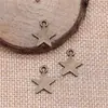 15x12mm 0.7g Bronce Antiguo Retro DIY Aleación Accesorios Colgante Sol Luna Estrellas Estrella