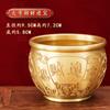 Baifu Cilindro Tesoro de Cobre Puro Hogar Pequeño Cilindro de Arroz Hucha Oficina Hogar Tienda Decoración de la Suerte Cilindro de Arroz de Latón