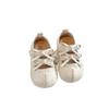 Zapatos de Moda con Suela Suave para Niñas con Lazo 2025 Primavera Nuevos Estilo Coreano para Niñas Pequeñas Estilo Princesa Zapatos Pequeños de Cuero para Actuación