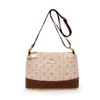 Nova Bolsa Transversal Estampada Retro da Moda para Mulheres, Bolsa de Ombro Versátil para Compras, Bolsa Tote Balde Leve para o Dia a Dia