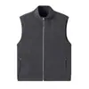 Otoño/Invierno 2026 Estilo Old Money Cuello Alto Moda de Alta Gama Chaleco Casual Nuevo para Hombre Chaleco Versátil Chaqueta Venta al por Mayor