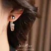 Pendientes Redondos Geométricos Plateados en Forma de C, Estilo Minimalista, Únicos y Elegantes, Pendientes Sencillos con un Toque de Lujo Ligero y Sensación de Alta Gama, Al por Mayor