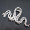 Grampo de cabelo de metal popular transfronteiriço em forma de cobra, grande, feminino, para coque na parte de trás da cabeça, clipe de tubarão, acessórios de cabelo personalizados de alta qualidade, grampo de cabelo