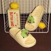 Chinelos Casuais de Verão para Casa, Fofos e Divertidos, Casal Maçã Vermelha e Verde, para Homens e Mulheres, Adequados para Banho e Uso no Quarto
