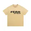 Marca de Moda Transfronteriza de la Alta Calle Americana Fog Sub-Marca Ess Estampado de Letras Camiseta Casual de Manga Corta para Hombres y Mujeres