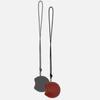 En stock Bolso de Cuero para Auriculares Colgante de Cuello Auricular Bluetooth Digital Estuche de Cuero con Botón de Presión Redondo Bolsita Portátil Pequeña para Joyería Monedas