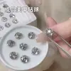 Acessórios Populares para Unhas com Bolas de Diamante Empilhadas, Produtos Acabados, Luxo Acessível, Super Brilho, Cristais para Unhas Multifacetados, Diamantes Empilhados, Acessórios de Unha Usáveis, Diamantes