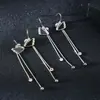 Pendientes Largos de Cadena Black Swan de Amazon Transfronterizos Accesorios de Niña Lindos de Dibujos Animados Pendientes Elegantes de Nicho Directo del Fabricante