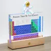Tabla Periódica de Elementos Químicos Recientemente Actualizada Artesanías Acrílicas Obras de Arte de Escritorio Adornos Químicos Alta Transparencia