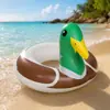 Flotador Inflable de Pato Mallard de PVC 127CM para Adultos y Niños, Flotador para Juegos Acuáticos en Piscinas y Playas, Venta al por Mayor de Fabricante