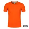 220g Algodão Penteado Camisa Publicitária Camiseta Cor Lisa Personalizada Gola Redonda Camisa Cultural Manga Curta Roupa de Trabalho Uniforme de Turma Logotipo Personalizado