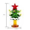 Nuevo árbol de Navidad con esmalte de colores Zibo, decoraciones creativas hechas a mano, ambiente navideño, adornos de regalo de cumpleaños cepillados