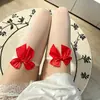 Medias largas sexys con ribete de encaje para mujer, medias de rejilla finas estilo japonés, calcetines negros hasta la rodilla