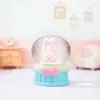 Mini Bola de Cristal de Venda Quente Coelho com Enchimento e Decoração Luminosa, Presente Estilo Healing para Meninas, Fornecimento em Massa de Fábrica em Estoque