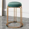 Taburete Estilo Nórdico para Uso en Casa, Taburete Redondo Moderno Minimalista, Taburete Bajo, Taburete Pequeño de Moda, Taburete Apilable para Mesa de Comedor, Taburete Perezoso de Lujo Ligero