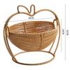 Prato de frutas e cozimento de chá para fotografia de fondue de Ano Novo prato de frutas estilo europeu bandeja tipo rattan cesta de frutas estilo chinês novo
