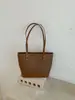 Bolso grande simple para uso diario transfronterizo para mujer, nuevo bolso tote con patrón tejido vintage, bolso de hombro bandolera de gran capacidad