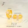 Anillo Huevo de Paloma con Incrustaciones de Diamante y Dibujo de Alambre Estilo Pu Zuo Sifeng Edición Ancha Estilo Chino Nuevo Anillo Elegante Estilo de Corte para Mujeres