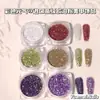 Luxo Leve Elegante Importado Delicado Brilhante Pó de Opala Joias para Nail Art Estilo Colorido Vibrante Lantejoula Rosa Brilhante Decoração para Unhas