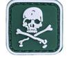 Crânio de Capitão Pirata adesivo de velcro flexível distintivo PVC braçadeira luminosa militar tático pacote de carimbos de moral adesivo