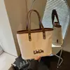 Bolsa de Lona Grande Capacidade Feminina 2026 Nova Outono Casual Moda Escola Trabalho Bolsa Tote Bolsa de Balde de Mão