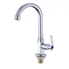 Grifo de Cocina Monomando de Agua Fría para Fregadero, Grifo Universal para Lavabo de Agua Fría y Caliente, Fregadero de Acero Inoxidable, Núcleo de Válvula de Cobre Completo para el Hogar