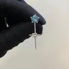 Nuevos Pendientes de Aro Huazi Originales Pequeños Multicolores para Mujer