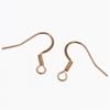 Alambre Plano Accesorios para Joyería DIY Color Latón Conservante del Color Oro Ganchos Planos para Aretes Materiales para Aretes
