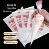 Saco de pastelaria engrossado bico de pastelaria ferramentas de cozimento conjunto completo de suplemento alimentar para bebé saco de óleo de ordenha bolo sobremesa espremedor