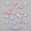 AliExpress color acrílico pequeño corazón cuentas de palomitas de maíz agrietadas cuentas sueltas DIY joyería hecha a mano pulsera accesorios material