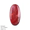 Cabujón Oval de Cristal Natural 15*30mm para Incrustación DIY en Collares Broches Accesorios de Fondo Plano Cabujón en Forma de Huevo de Piedra Semipreciosa
