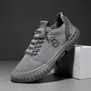 Novos Sapatos Casuais Masculinos Slip-On de Primavera, Sapatos de Tecido de Seda de Gelo Respiráveis, Sapatos de Tamanho Extra Grande Quentes e Vendidos Transfronteiriços para Homens