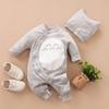 Mono con capucha de primavera para bebé, dibujos animados, totoro, para gatear, algodón, estilo ins, para salidas de bebés, hombres y mujeres, ropa ha al por mayor