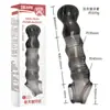 Aparelhos Sirius em Forma de Prazer, Aparelhos de Cristal Vibratórios de Bloqueio de Sêmen de Longa Duração, Extensão de Cabeça Sólida 8cm Reutilizável