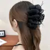 Atmósfera pluma burbuja nube pinza de pelo grande femenina recogido parte trasera de la cabeza pinza de tiburón volumen pelo esponjoso cabello