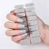 Pegatinas para Uñas con Purpurina de Color Sólido Sin Hornear Removibles Pegatinas para Uñas con Pegamento de Gelatina Suministro Directo de Fábrica Origen Seguras para Mujeres Embarazadas
