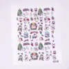Serie navideña transfronteriza, pegatinas de arte de uñas de dibujos animados de Halloween, fundas de teléfono 5D en relieve, pegatinas para álbumes de recortes, imanes para refrigerador y accesorios para uñas