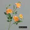 Rosa de Iceberg Artificial com 3 Galhos, Arranjo Floral para Sala de Estar em Casa, Mesa de Jantar, Decoração de Hall de Entrada, Flores Decorativas para Arco de Casamento
