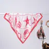 Coleção de Lenços de Seda Azuis Novos 70*70 com Toque de Luxo, Lenços Quadrados de Seda Sintética, Modernos e Versáteis, Podem Ser Usados como Rabo de Cavalo ou Lenço de Pescoço