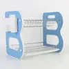 Estante para platos de hierro, organizador de platos para encimera de cocina, escurridor doméstico, estante para cubiertos, venta al por mayor para ventas transfronterizas