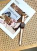 Correa de Lona y Cuero Simple Coreana para Otoño e Invierno para Apple S10 Correa iwatch6789se Correa Fina para Muñeca