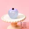 Acessórios de Resina de Maçã Coloridos Luminosos Engraçados de Novo Produto de Natal para Véspera de Natal Decorações Pequenas Decorativas DIY