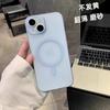 Funda Magnética Ultra-Delgada Niebla Helada Adecuada para iPhone 18, Cubierta Completa Piel de PC Tacto Mate Simple Funda Protectora para Apple 16
