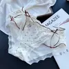 40-62.5kg 1009 # La Gente Viene y Va~Algodón Estilo Dulce Lindo Sexy Encaje Estampado Ropa Interior para Mujer