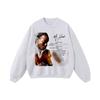 Sudadera con capucha estilo callejero americano retro con figura estampada para hombre, marca de moda, estilo hip hop, holgada, para pareja, de manga larga, para mujer