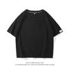 2026 Verão Novo Estilo Comércio Exterior Masculino Estilo Japonês Solta Manga Curta Camiseta Jovens Masculino Algodão e Linho Casual Manga Curta Camiseta