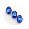 Ovalado de Cuatro Garras con Pedrería Cosido a Mano Accesorios para Ropa/Accesorios de Joyería con Pedrería Vestido de Novia Vestido de Noche/Tocados/Pasador Diadema